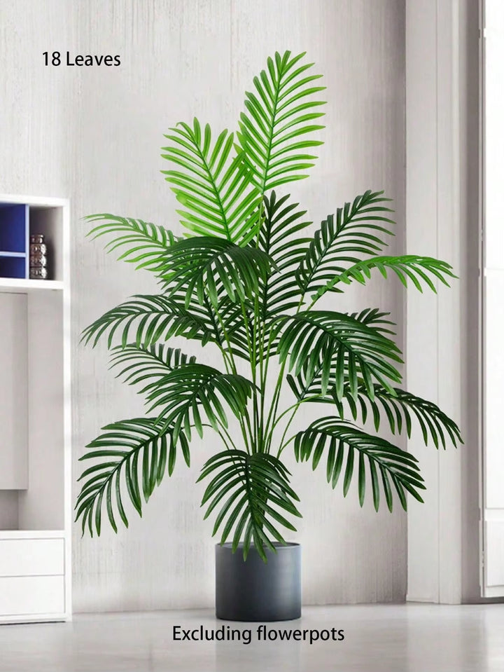 1Pc Large Artificial Palm Plants Leaves Faux Fake Tropical Large Palm Tree Imitation Leaf Home Floor Decoration 70-120Cm