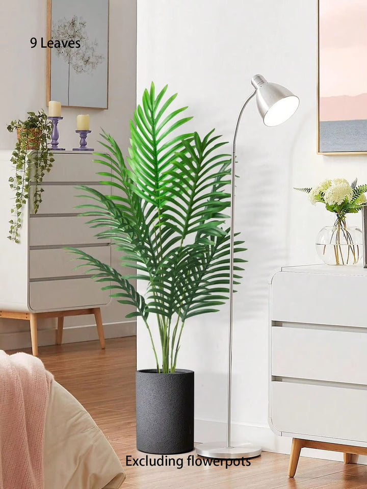 1Pc Large Artificial Palm Plants Leaves Faux Fake Tropical Large Palm Tree Imitation Leaf Home Floor Decoration 70-120Cm