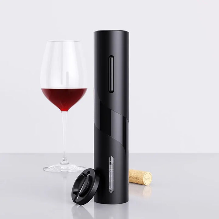 1Pc Black Electric Wine Opener Automatic Corkscrew for Creative Wine Bottle Opener with USB Charging Suit for Home